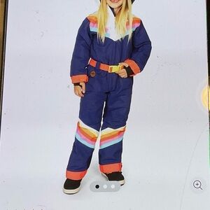 Tipsey Elves kids one-piece snow suit Size Small